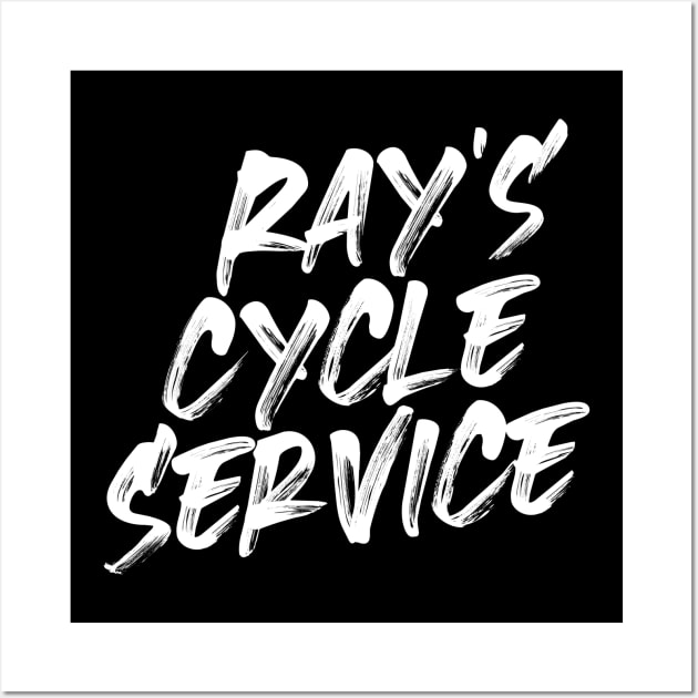 Ray's Cycle Service Wall Art by FahlDesigns